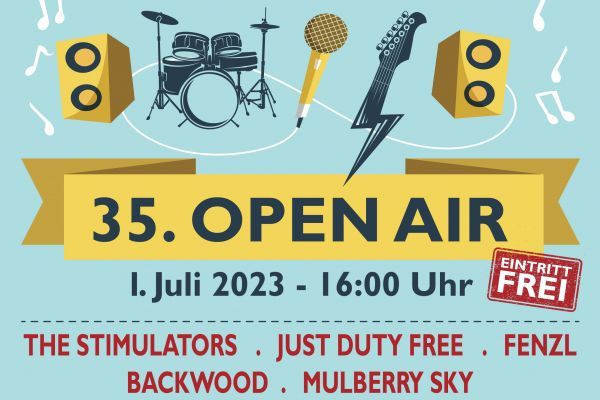 Open Air und Jumbofahrt am 1. Juli